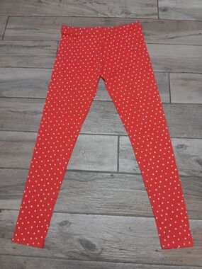 Orange Polka Dot Leggings